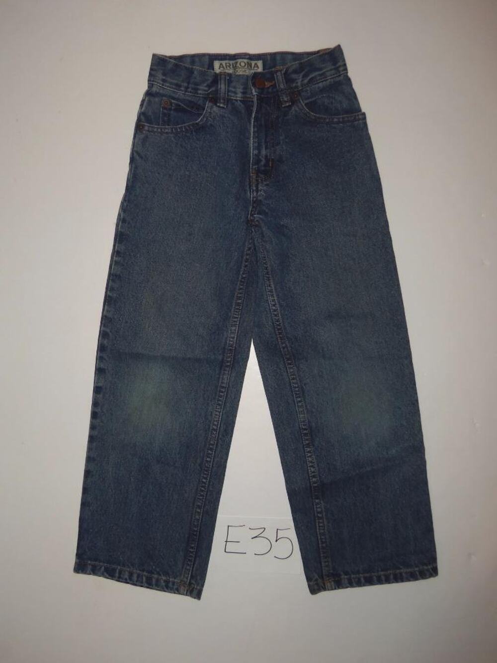 Arizona Blue Jeans Size 8 Slim Loose Fit Adjustable Waist -0316E35